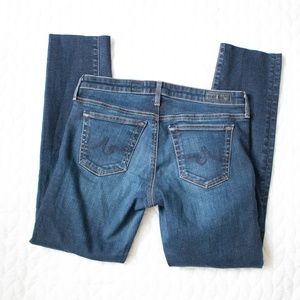 AG Adriano Goldschmied | Cutoff Skinny Blue Jeans